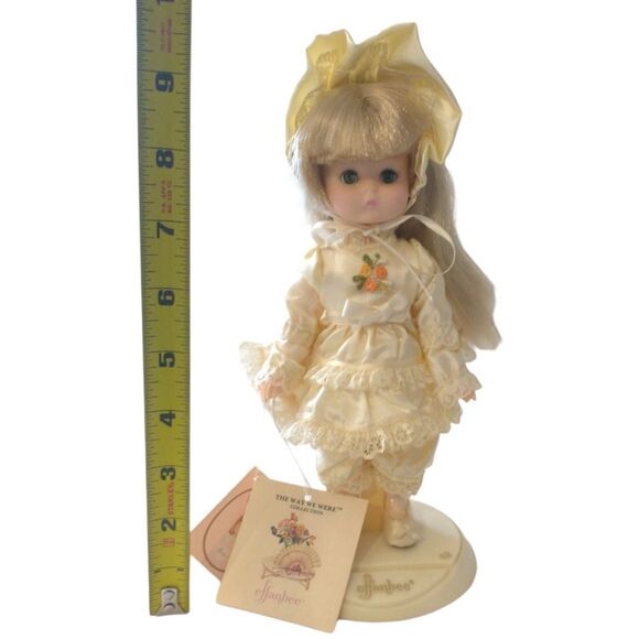 Effanbee Jennifer Doll Vintage 1988 Lil Innocents With Tags Blonde Hair Blue Eye - Picture 2 of 16
